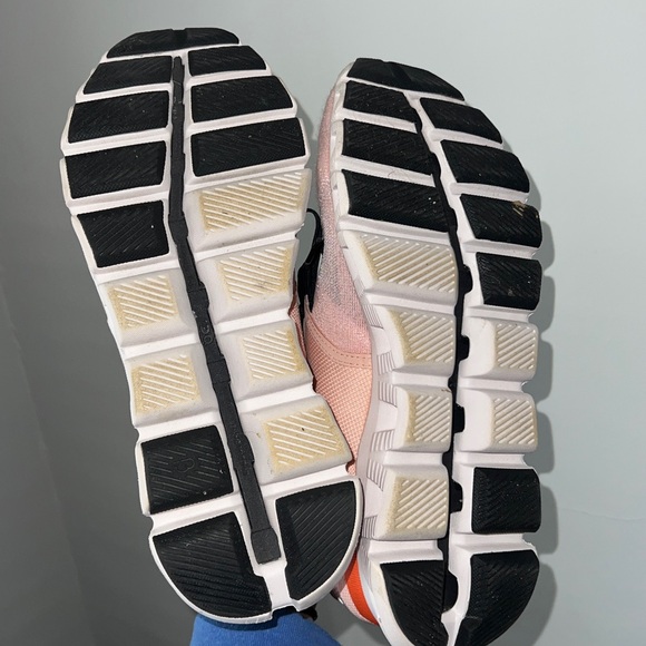 On Running Women's Peach and Coral Sneakers - Picture 10 of 13